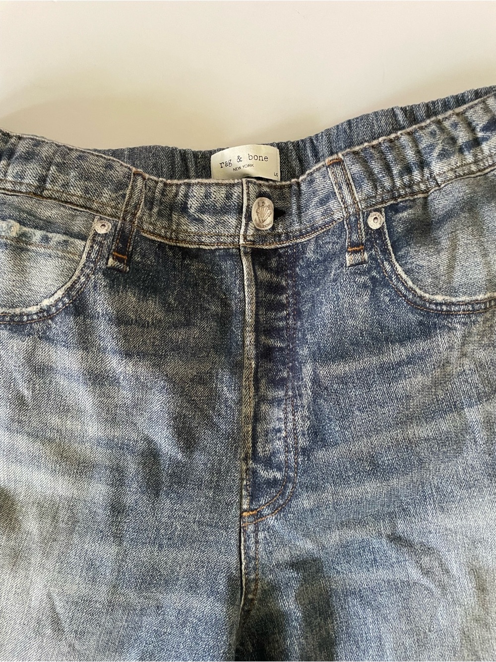 Rag & Bone Miramar Wide-Leg Sweatpant Jeans Size Large NWOT Retail $198 - Picture 6 of 10